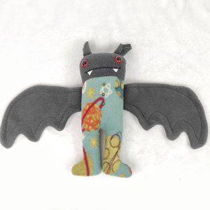 careful it bites plush handmade seattle rare bat
